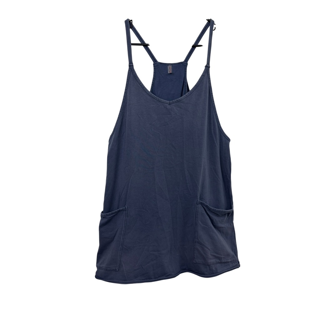 Free People Movement Romper Womens Small Blue Hot Shot Mini Dress Activewear
